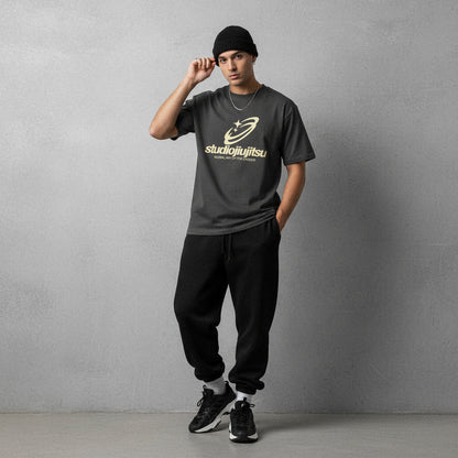 Global Art of the Unseen Icon Oversized T-Shirt - Faded Black