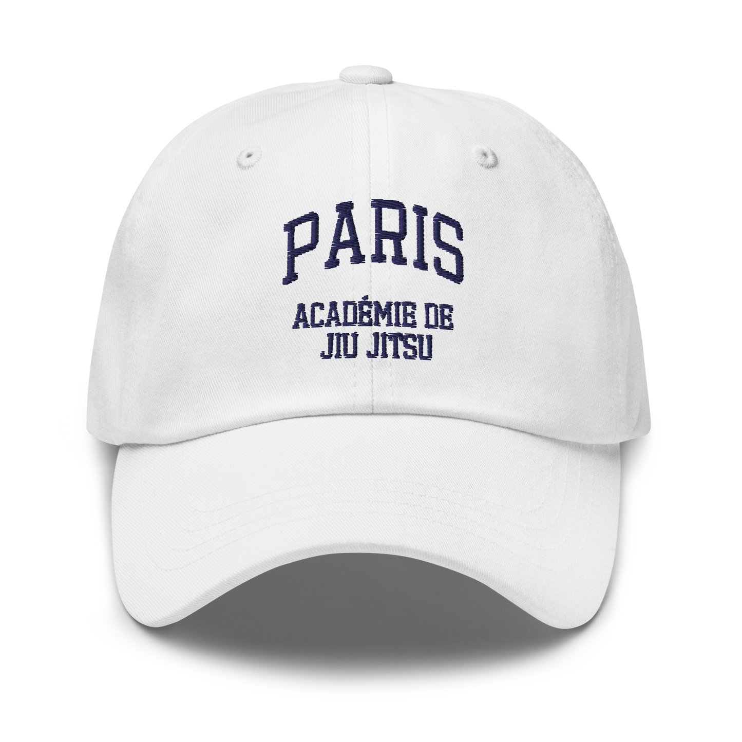 Paris Académie de Jiu Jitsu Dad Hat - White