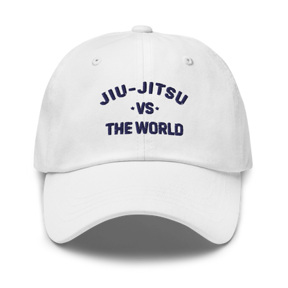 Jiu-Jitsu vs the World Dad Hat - White