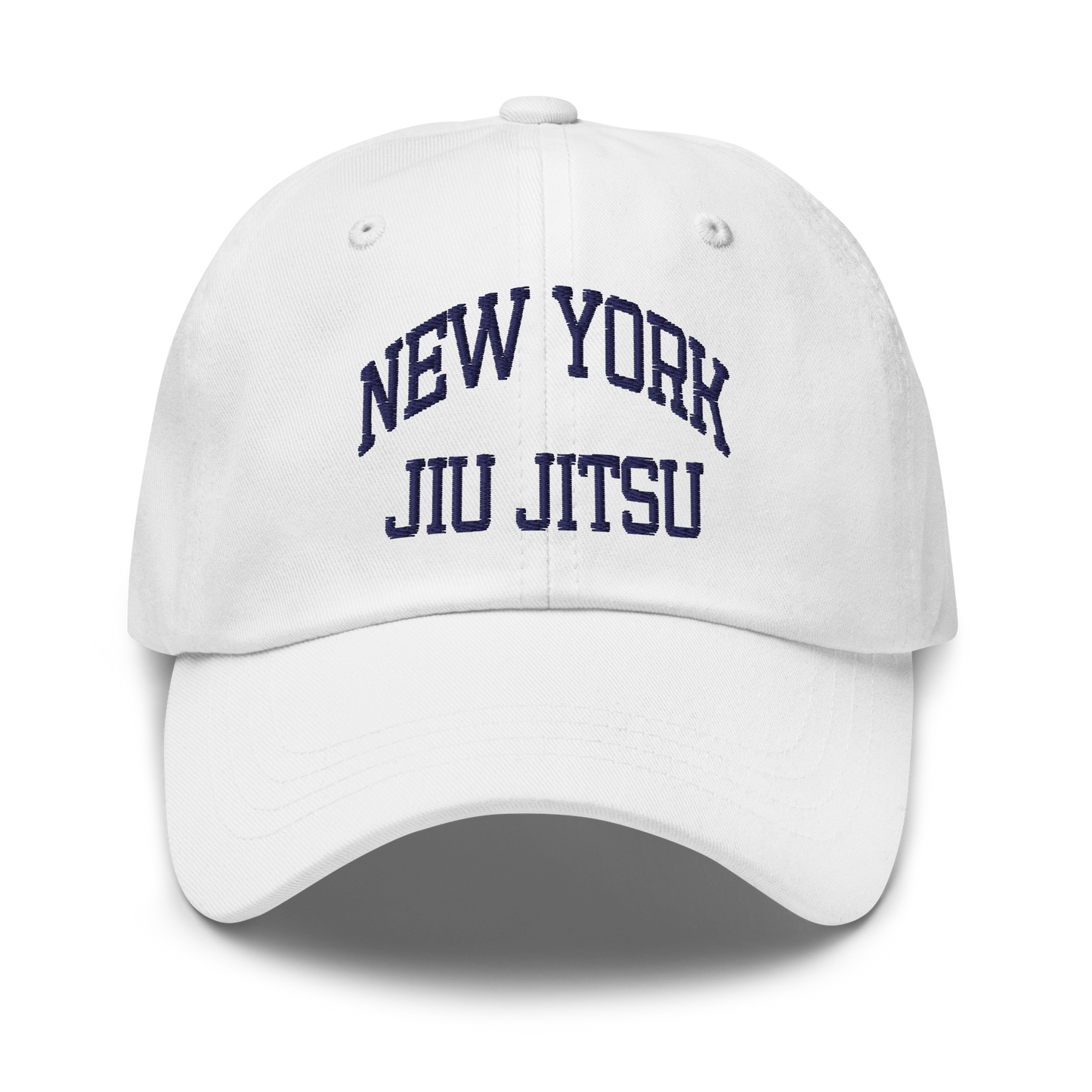 New York BJJ Dad Hat - White