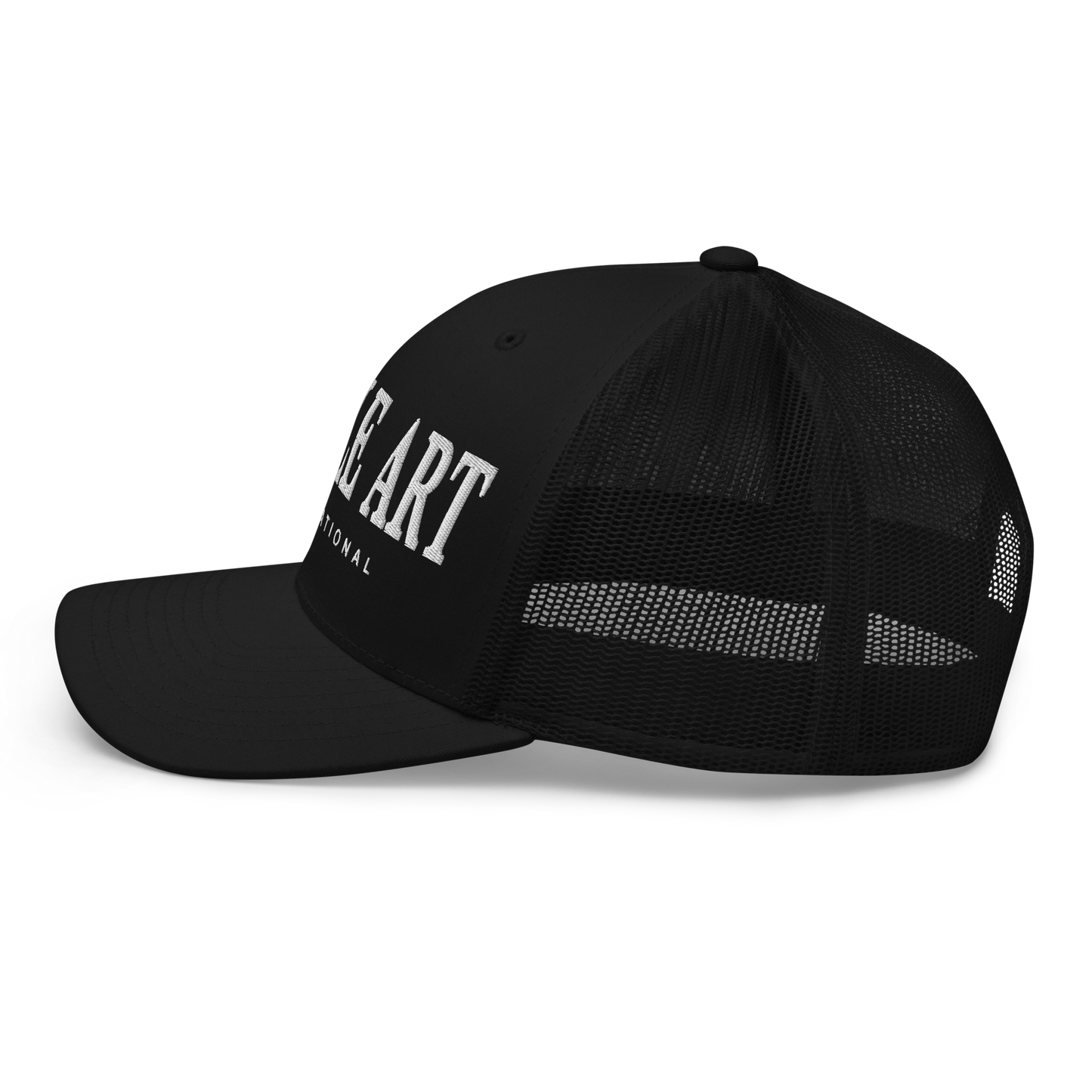 Gentle Art International Trucker Hat - Black/Black