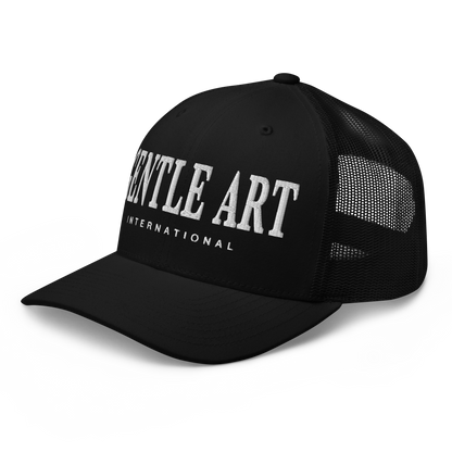 Gentle Art International Trucker Hat - Black/Black