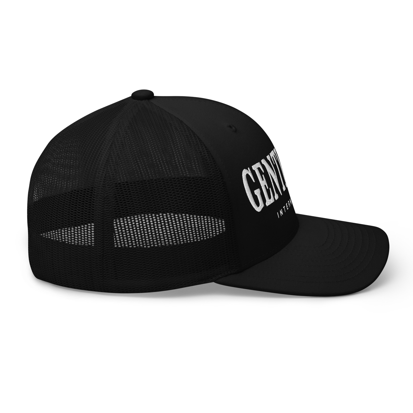 Gentle Art International Trucker Hat - Black/Black