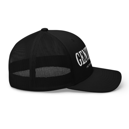 Gentle Art International Trucker Hat - Black/Black