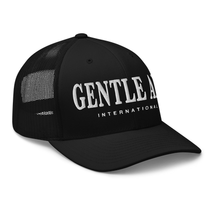 Gentle Art International Trucker Hat - Black/Black