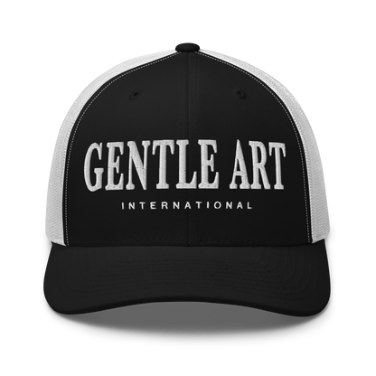 Gentle Art International Trucker Hat - Black/White