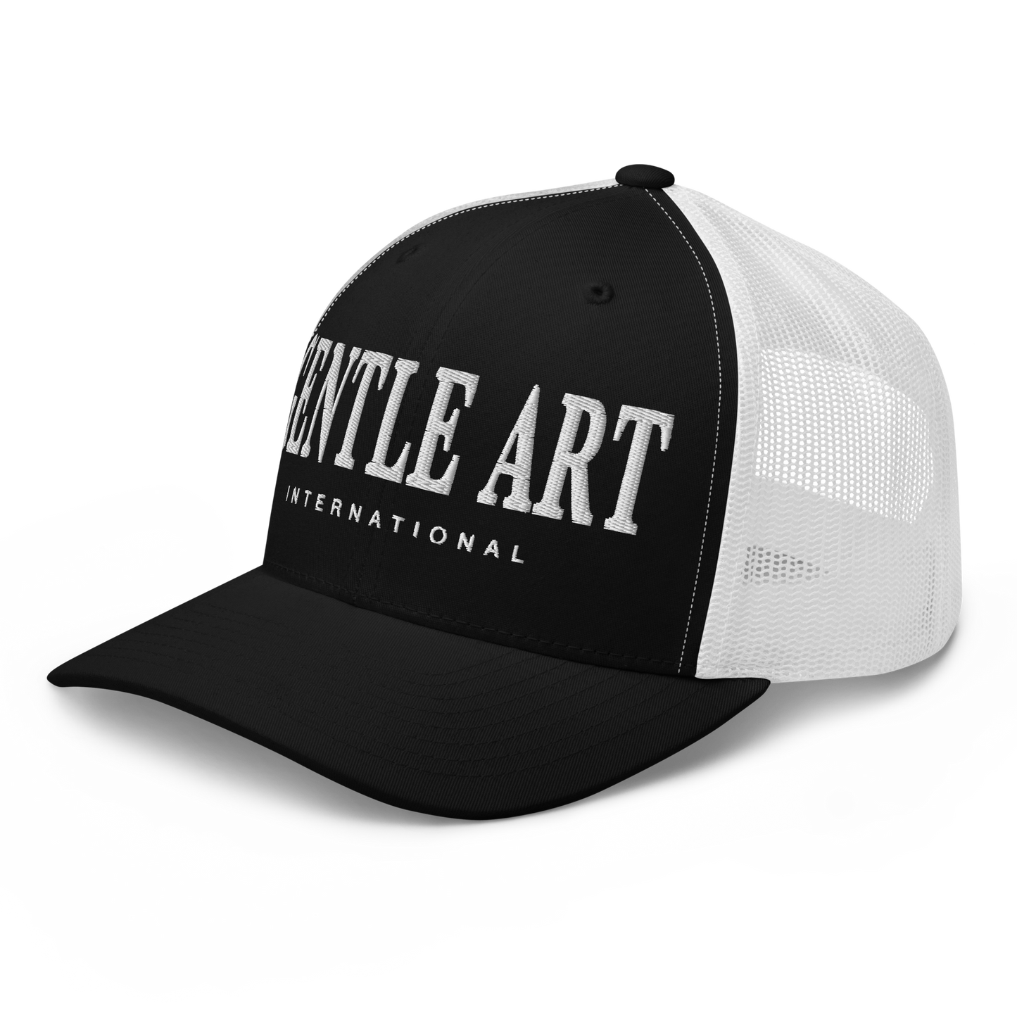 Gentle Art International Trucker Hat - Black/White