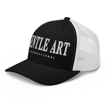 Gentle Art International Trucker Hat - Black/White