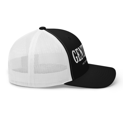 Gentle Art International Trucker Hat - Black/White