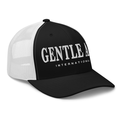 Gentle Art International Trucker Hat - Black/White