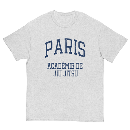 Paris Académie de Jiu Jitsu T-Shirt - Ash Grey