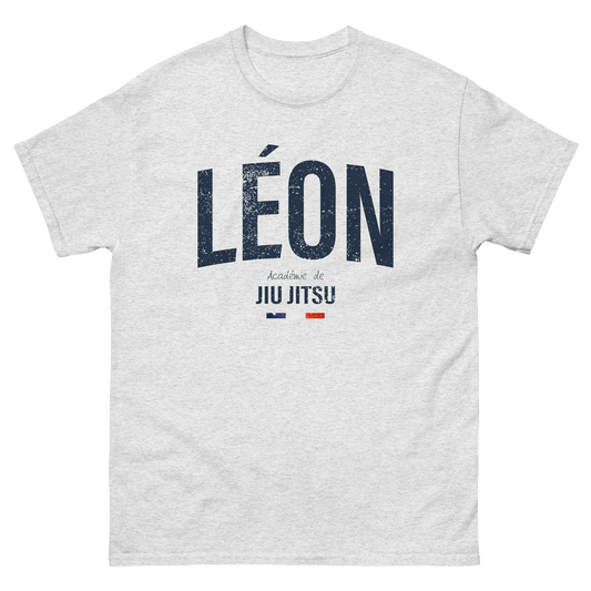 Léon Académie de Jiu Jitsu T-Shirt - Ash Grey