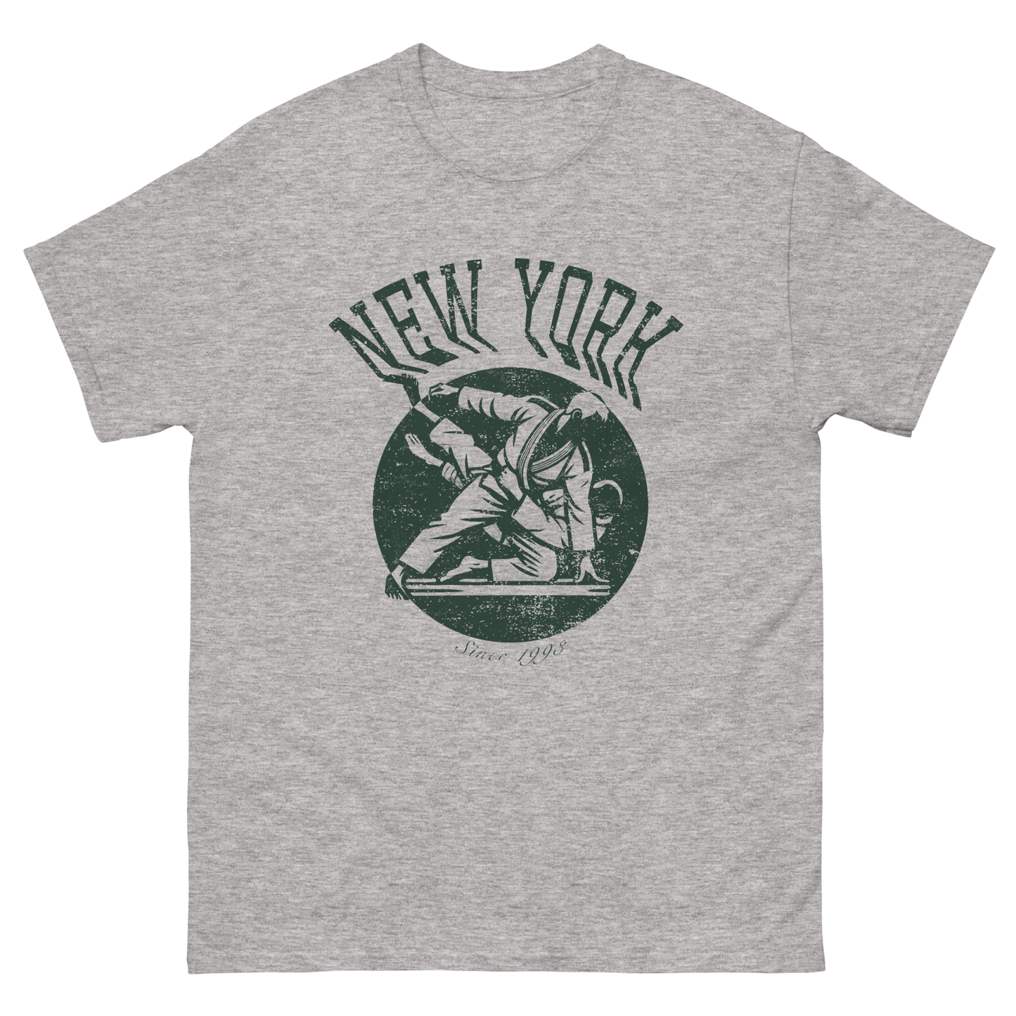 New York BJJ T-Shirt - Sport Grey