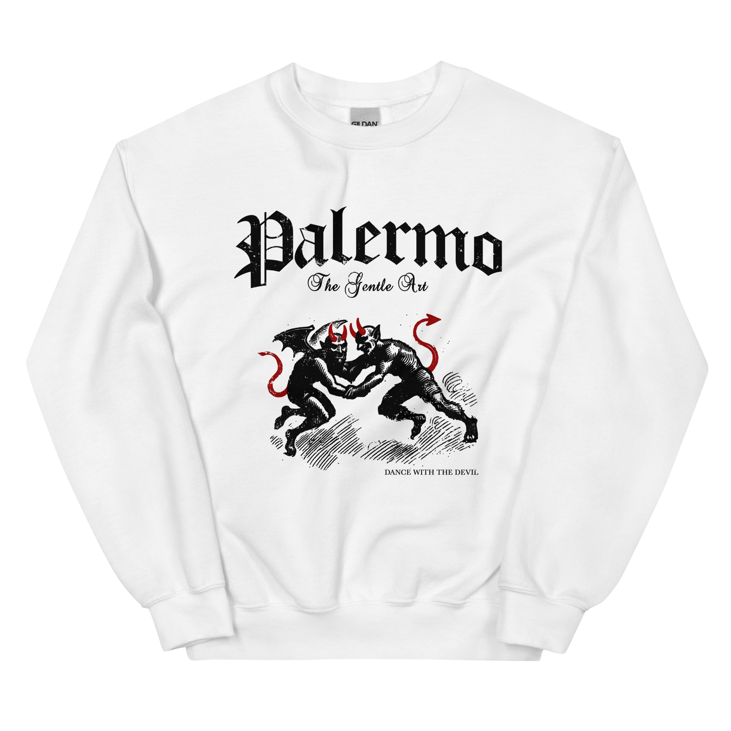 Palermo "Dance with the Devil" Crewneck - White