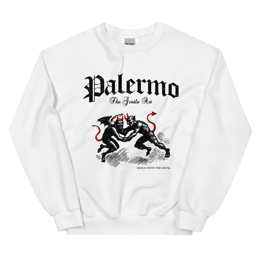 Palermo "Dance with the Devil" Crewneck - White