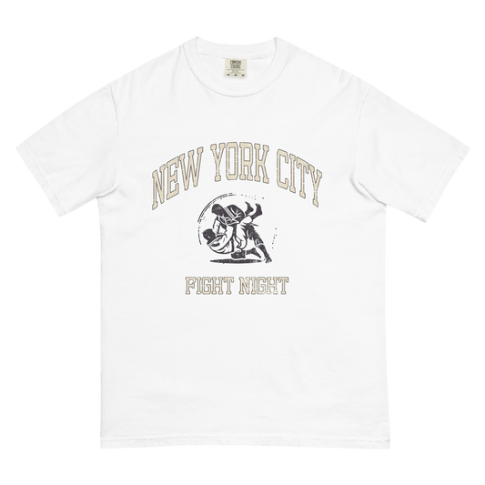 New York Fight Night T-Shirt - White