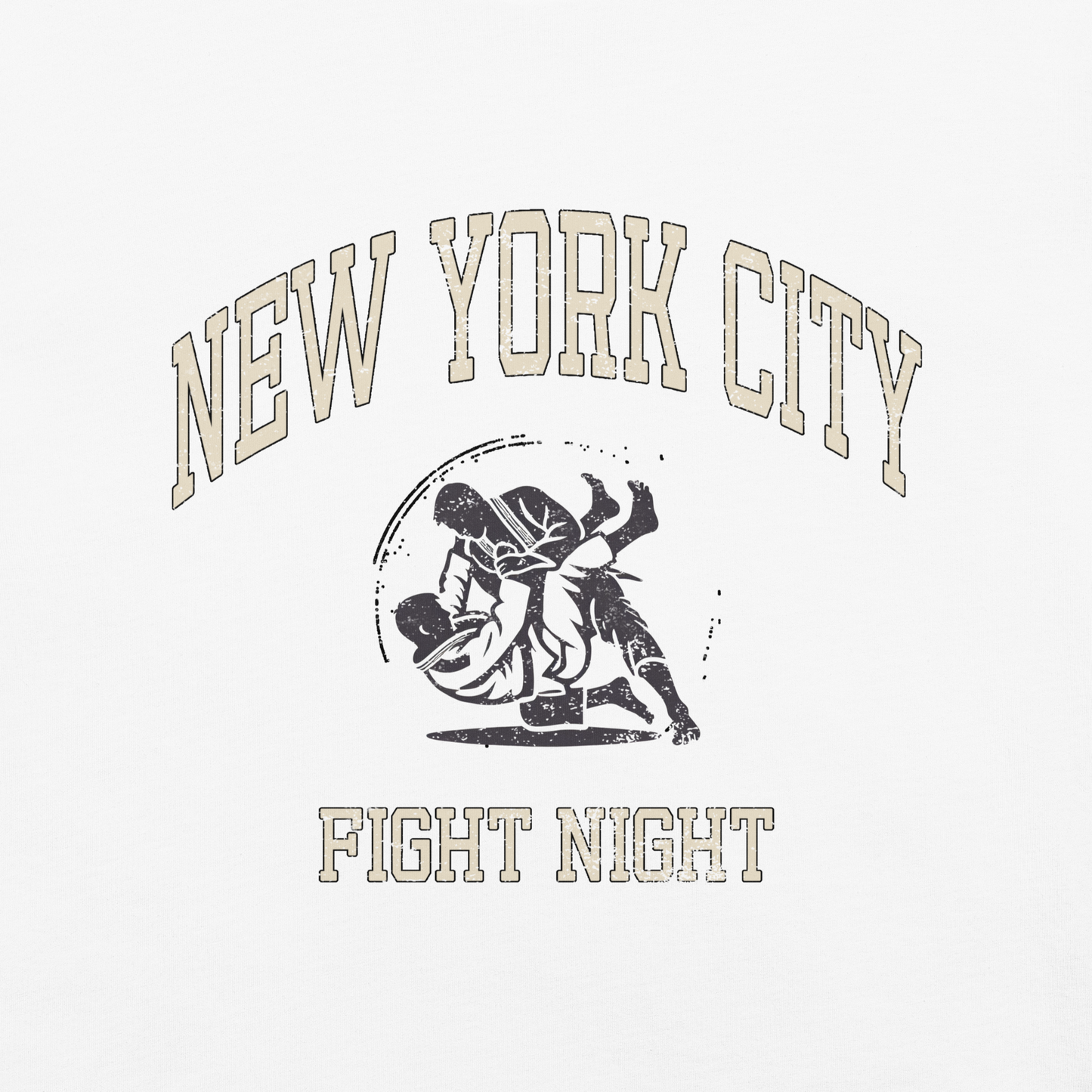 New York Fight Night T-Shirt - White