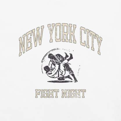 New York Fight Night T-Shirt - White