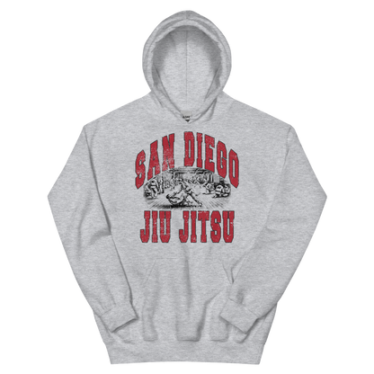 San Diego Jiu-Jitsu Hoodie - Sport Grey