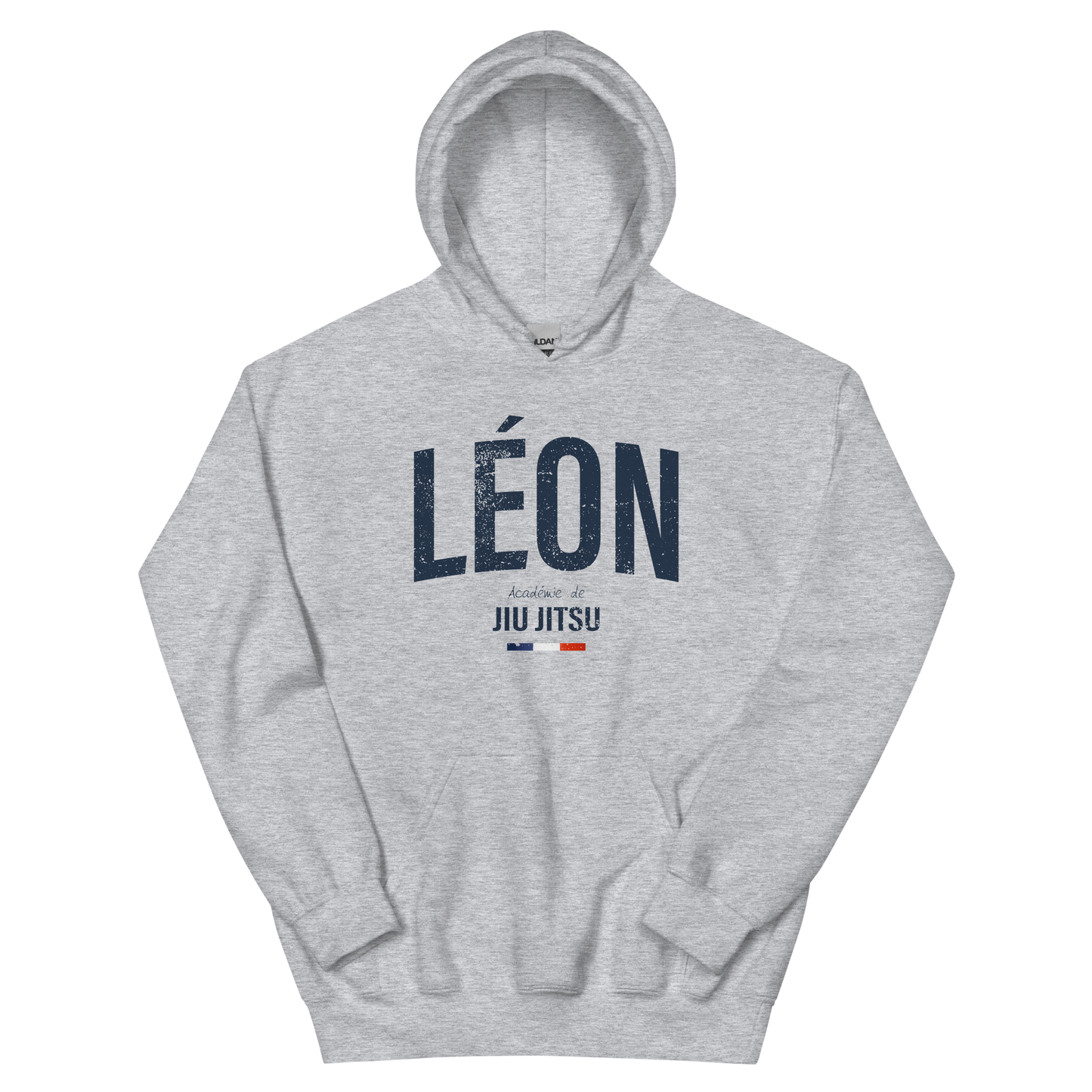 Léon Académie de Jiu Jitsu Hoodie - Sport Grey