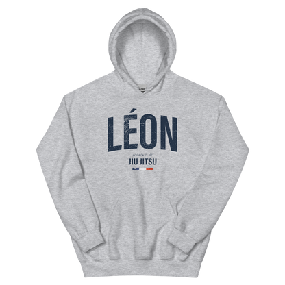 Léon Académie de Jiu Jitsu Hoodie - Sport Grey