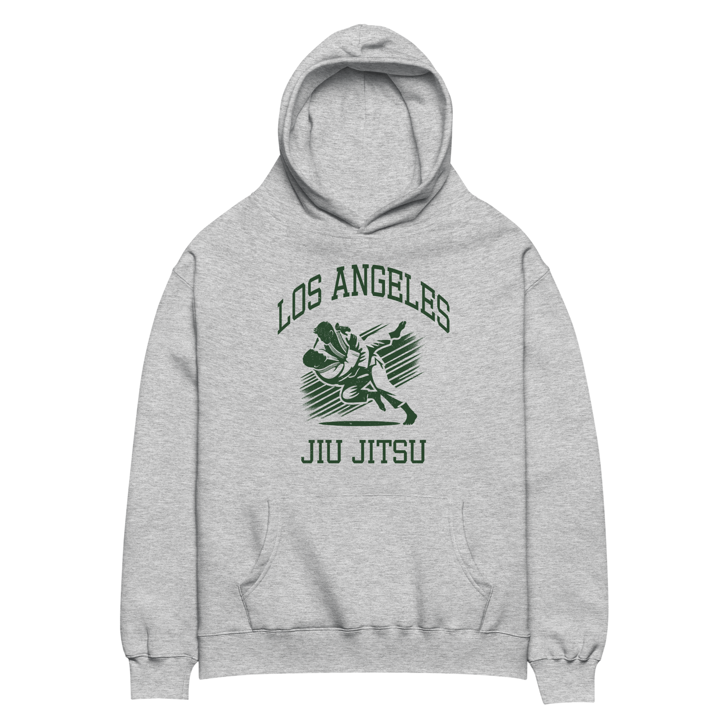 Los Angeles Jiu-Jitsu Hoodie - Heather Grey