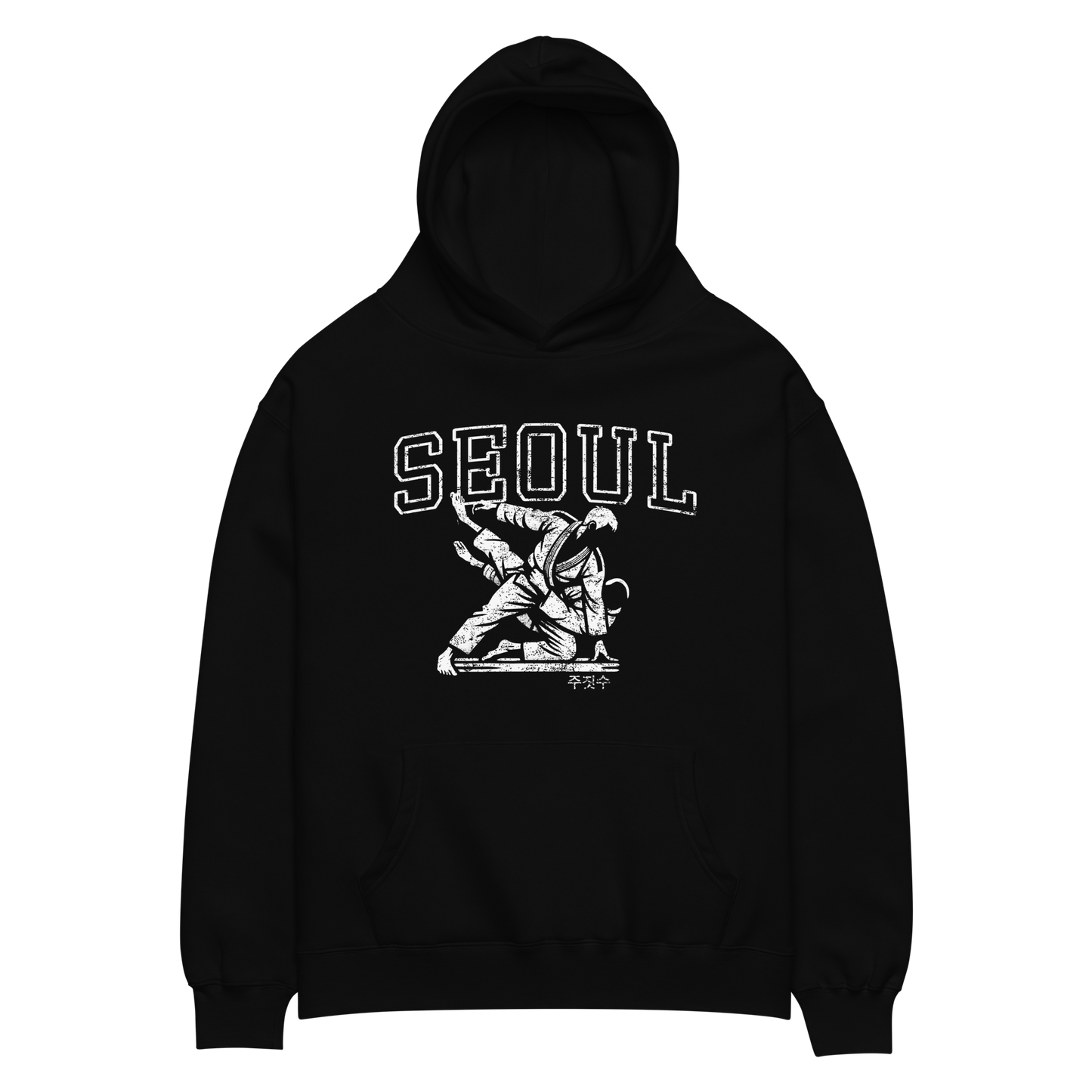 Seoul Korea Jiu-Jitsu Hoodie - Black