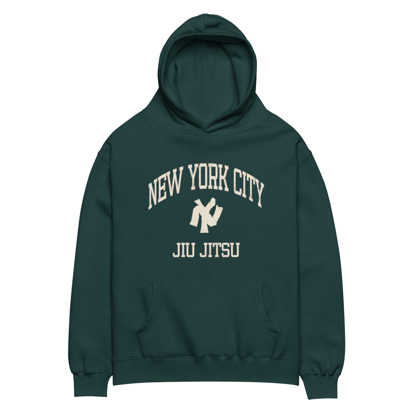 New York City Jiu-Jitsu Hoodie - Pine Green